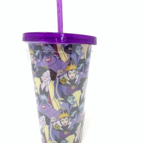 Silver Buffalo Disney Evil Queens Collage Travel Tumbler 16oz - Picture 2 of 6